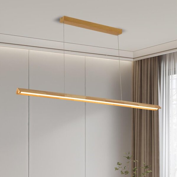 Brilagi - Lampada a sospensione LED su cavo UMEA WOOD LED/40W/230V 150 cm legno