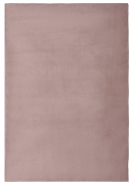 Tappeto in Pelliccia di Coniglio Finto 180x270 cm Rosa Anticato
