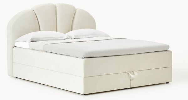 Letto boxspring con vano contenitore Romia