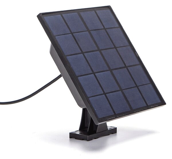 Applique Led da parete slim 4W rotondo Bianco con pannello solare e sensore crepuscolare IP65 temperatura colore regolabile con telecomando Aigostar