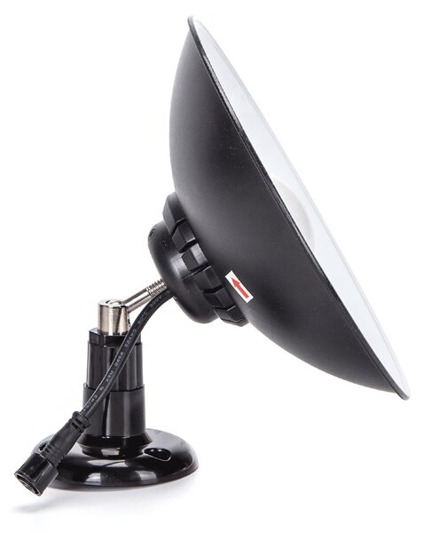 Applique Led da parete 4W Nero con pannello solare e sensore crepuscolare IP65 Dimmerabile temperatura colore regolabile con telecomando Aigostar