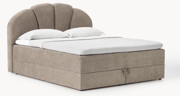 Letto boxspring con vano contenitore Romia