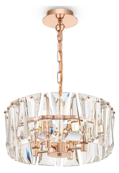Maytoni MOD043PL-04G - Lampadario a sospensione con catena PUNTES 4xE14/60W/230V oro