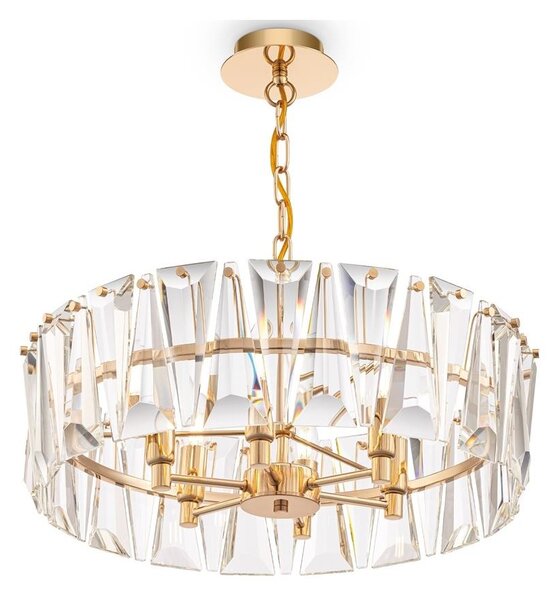 Maytoni MOD043PL-06G - Lampadario a sospensione con catena PUNTES 6xE14/60W/230V oro