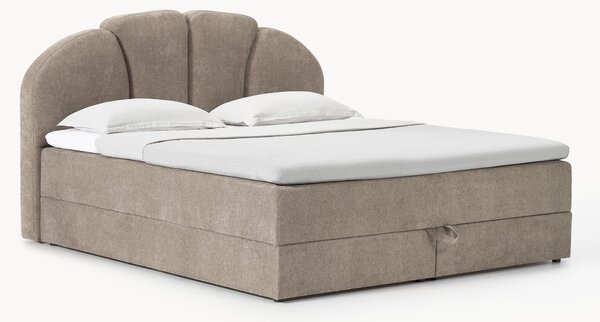 Letto boxspring con vano contenitore Romia