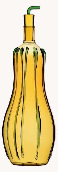 Dispenser aceto e olio in vetro borosilicato fatto a mano Vegetables