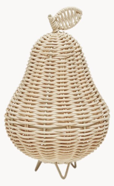 Lampada da tavolo in rattan fatta a mano Pear