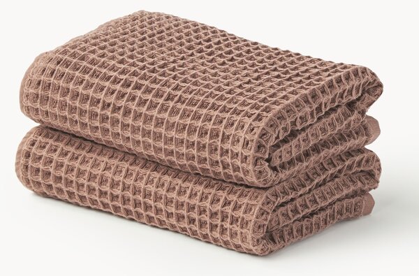 Asciugamano con struttura waffle Ines, varie misure