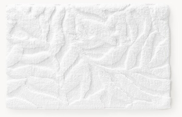 Tappetino da bagno con motivo in rilievo Leaf, antiscivolo