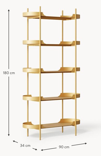 Scaffale alto in metallo Taru