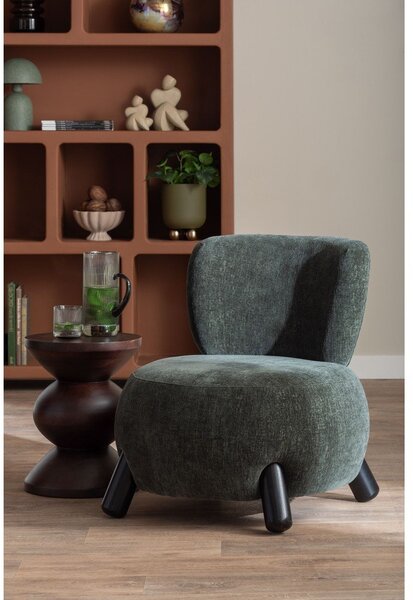 Lampada da tavolo verde con paralume in metallo (altezza 30 cm) Boaz - Leitmotiv