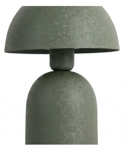 Lampada da tavolo verde con paralume in metallo (altezza 30 cm) Boaz - Leitmotiv