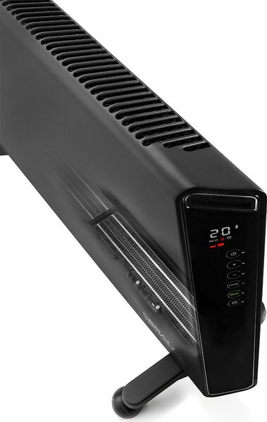 De Longhi Termoconvettore Stufa elettrica per Riscaldamento Potenza 1100 Watt colore Nero - HX65L22 Slim Style Ceramic