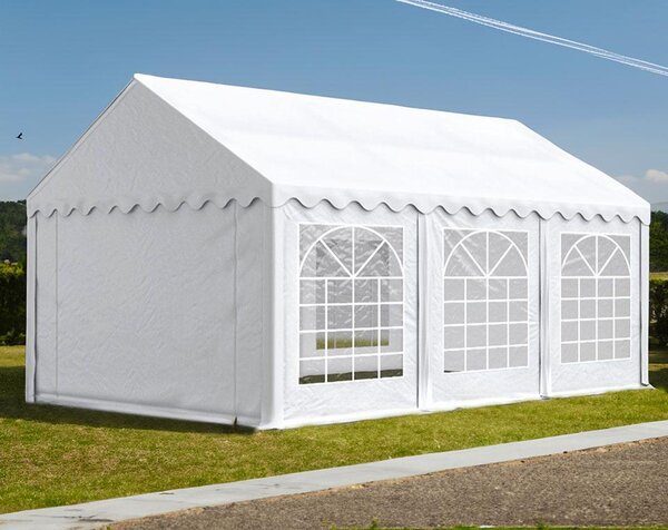 Tenda per feste 3x6 metri, PVC PREMIUM, 500 g/m², colore bianco