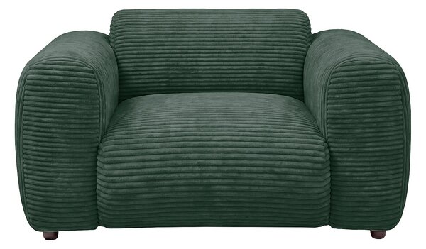 Poltrona in velluto a coste verde - POGNI di Maison Céphy