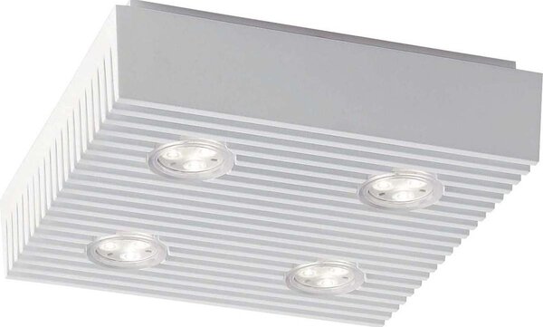 Lampada a soffitto Philips myLiving, modello 690673116, con 4 lampadine LED, temperatura di colore 2700 K, grado di protezione IP20, colore bianco