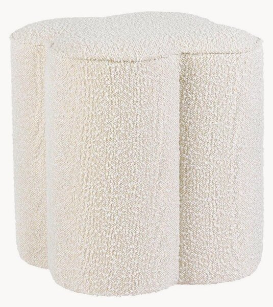 Pouf imbottito in bouclé Cointa