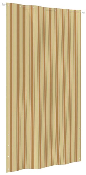 Paravento Balcone Giallo e Arancione 140x240 cm Tessuto Oxford