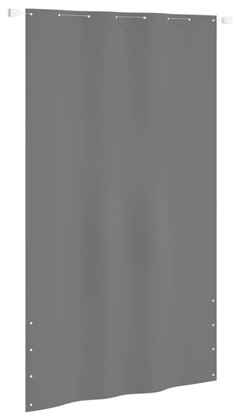 Paravento per Balcone Antracite 140x240 cm in Tessuto Oxford