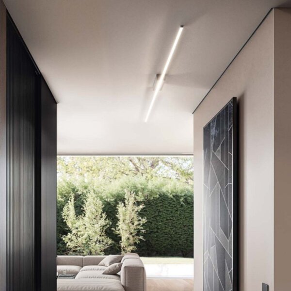 Plafoniera moderno gea luce cynara p fcypb1 led bianco alluminio silicone - Gea Luce