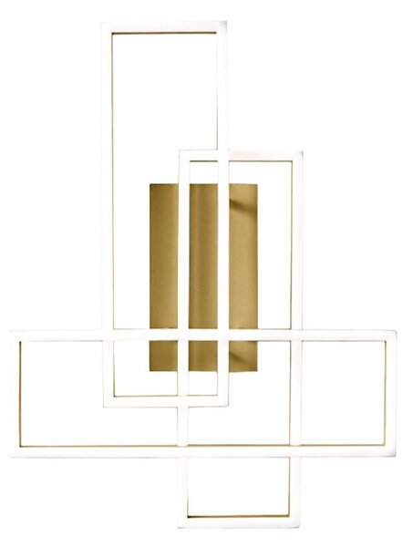 Plafoniera classica gea luce dyana p fdypo1 led oro alluminio silicone - Gea Luce