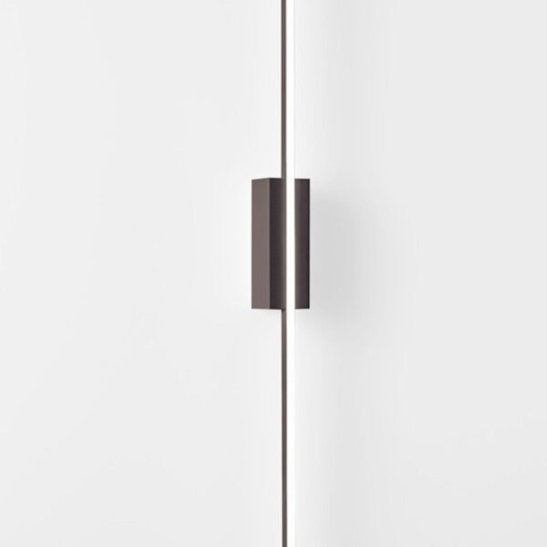 Plafoniera moderno gea luce cynara p fcypt1 led titanio alluminio silicone - Gea Luce