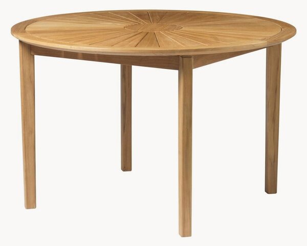 Tavolo da giardino rotondo in legno di teak Sammen M27, Ø 120 cm