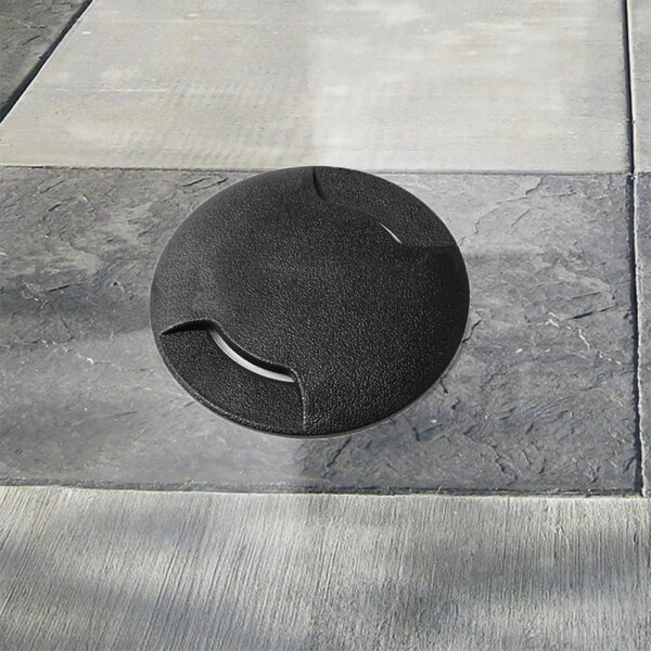 Faretto incasso tondo calpestabile biemissione top light capri ca tb16 ne gx53 led cct ip67 230v grigio resina - Top Light