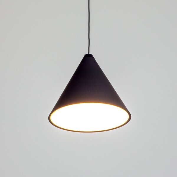 Lampada a sospensione FLOS, STRING, dimmerabile, Nero, Soggiorno, Alluminio, Design