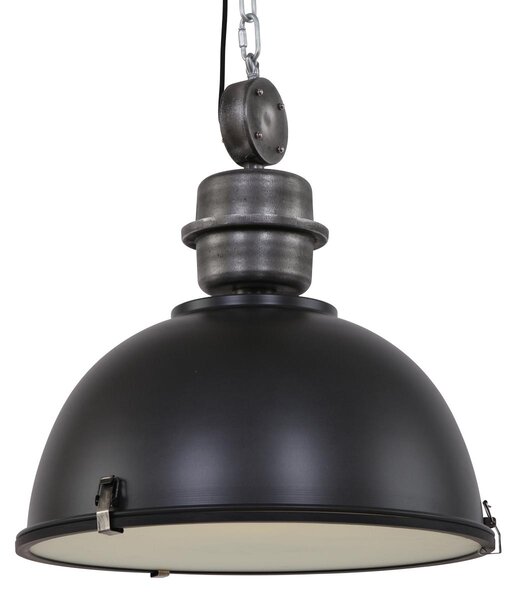Lampada a sospensione - nero - Bikkel - vetro metallo - Ø 52cm - E27 - 7834ZW - Steinhauer