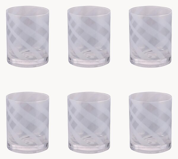 Set di 6 bicchieri Vertigo