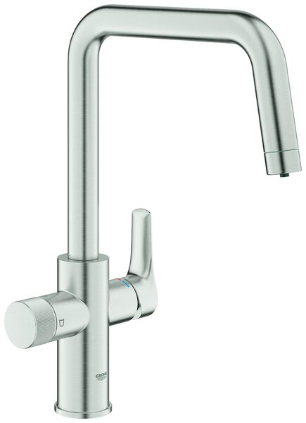 Miscelatore per lavello BLUE PURE EUROSMART Bocca a U supersteel supersteel