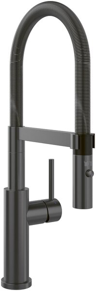 Villeroy & Boch Steel Expert 2.0 - Miscelatore per lavello con braccio flessibile e doccia, antracite 92800005