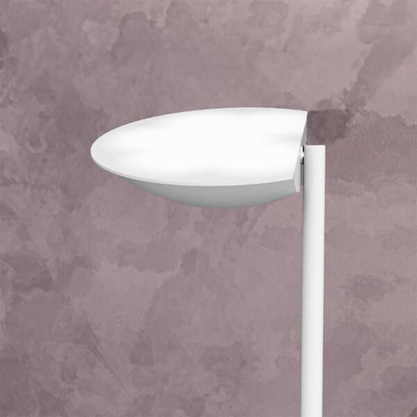 Piantana moderna top light mood 1165 t bi gx53 led 220v metallo bianco diffusore vetro orientabile - Top Light