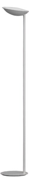 Piantana moderna top light mood 1165 t gr gx53 led 220v metallo grigio diffusore vetro orientabile - Top Light