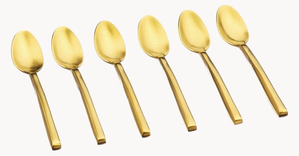 Set di 6 cucchiai in acciaio inossidabile spazzolato Nude