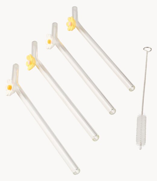 Set di 4 cannucce Daisy