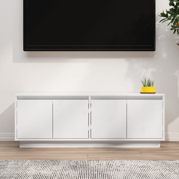 vidaXL Mobile Porta TV Sospeso Bianco 80x36x25cm in Legno