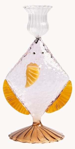 Portacandele in vetro borosilicato Fish