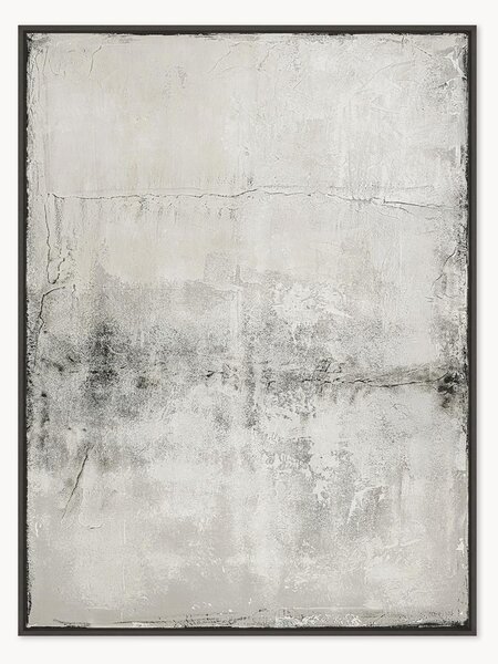 Quadro su tela incorniciato dipinto a mano Simple Living