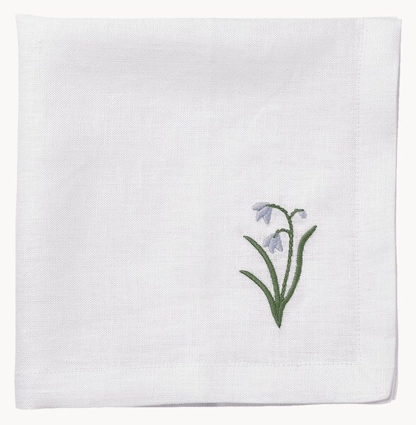 Tovagliolo in lino fatto a mano Bouquet