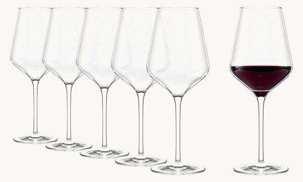 Set di 6 bicchieri da vino rosso Quatrophil