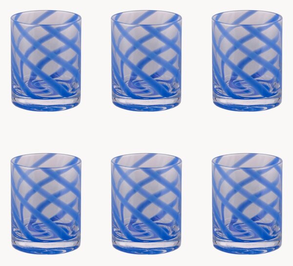 Set di 6 bicchieri in vetro Vertigo