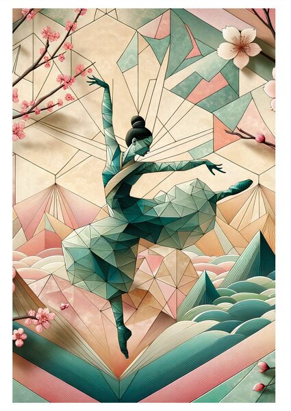 Quadro su tela – Danza elegante in stile moderno