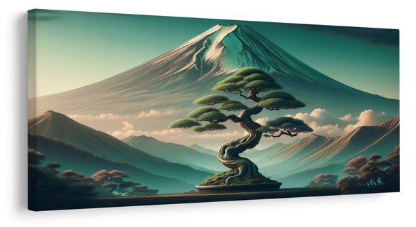 Quadro su tela – Pace sotto il monte Fuji