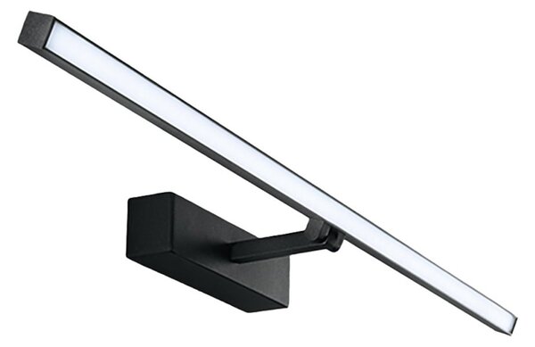 Applique perenz riga 8044 n ct led cct 1680lm ip44 diffusore orientabile metallo nero opaco - Perenz