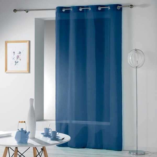 Tenda sottile blu scuro 140x280 cm Telma – douceur d'intérieur