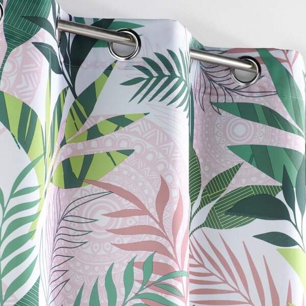 Tenda verde e rosa 140x260 cm Assana – douceur d'intérieur