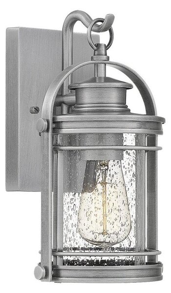 Quintiesse QN-BOOKER-S-IA - Lampada da parete per esterni BOOKER S 1xE27/60W/230V IP44 con finitura cromata