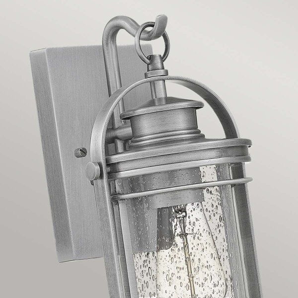 Quintiesse QN-BOOKER-S-IA - Lampada da parete per esterni BOOKER S 1xE27/60W/230V IP44 con finitura cromata